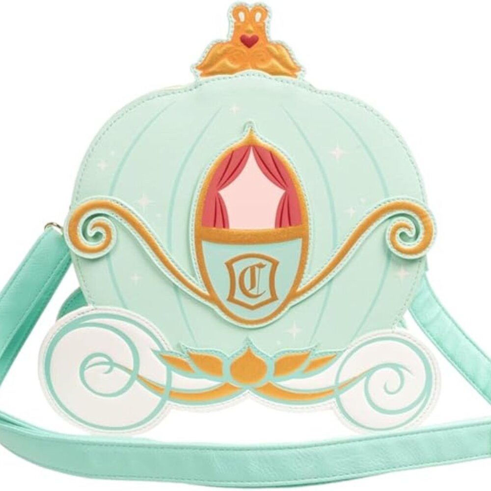 NWT Loungefly Disney Cinderella Reversable Crossbody Bag